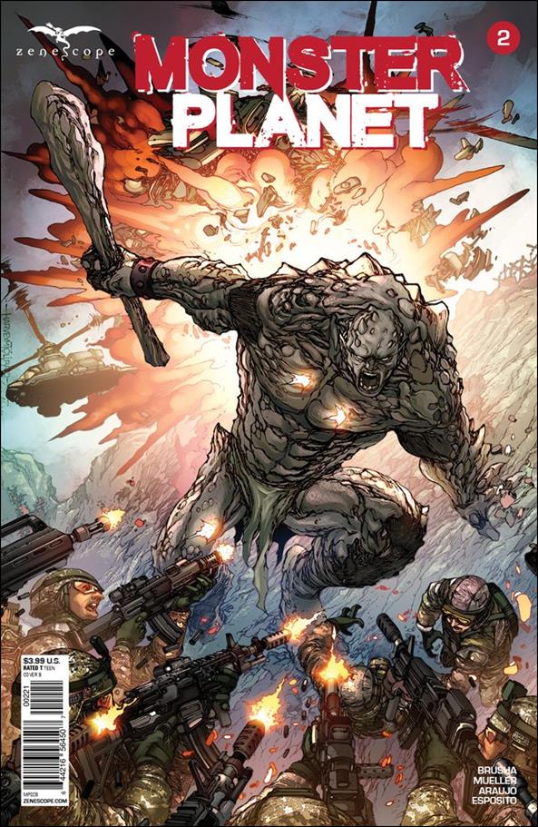 Monster Planet issue 2-B Harvey Tolibao Cover