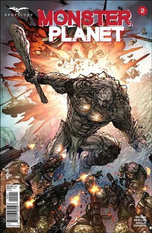 Monster Planet issue 2-B Harvey Tolibao Cover