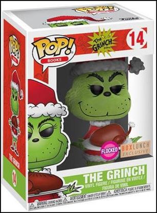 POP! Books figure 14 The Grinch (Roast Beast) (Flocked) Box Lunch