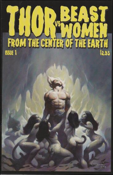 Thor v. Beast Women from the Center of the Earth issue 1-B Alternate Cover