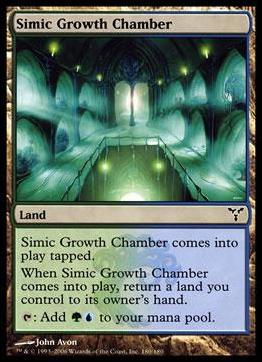 Magic the Gathering: Dissension (Base Set) card 180 Simic Growth Chamber