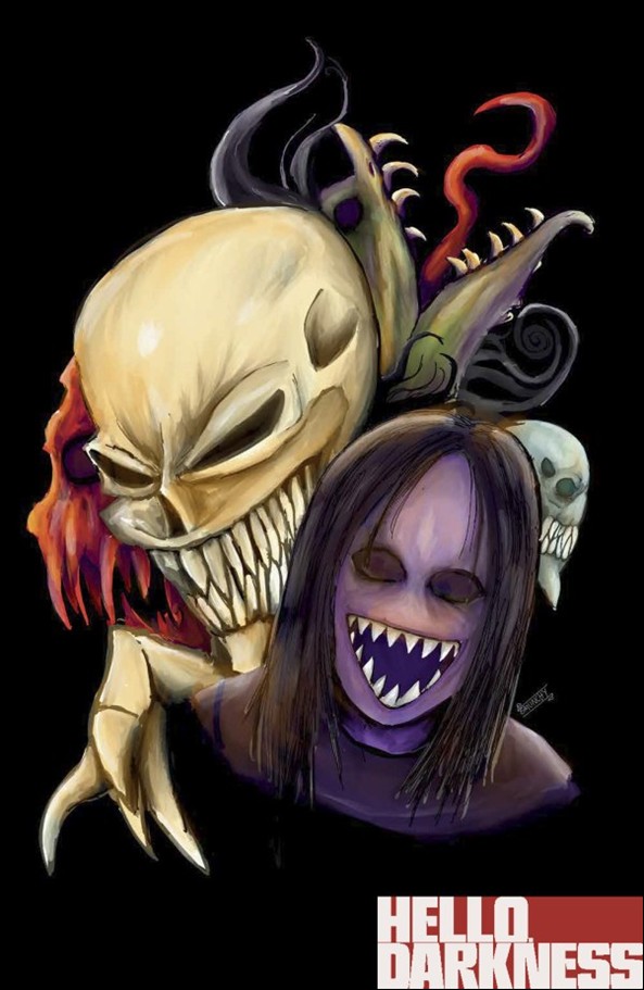 Hello Darkness issue 10-G Retailer Exclusive SMUNCHY Nightmare Cover