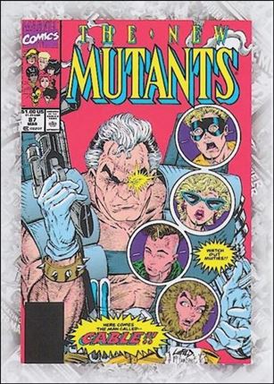 Marvel Beginnings: Series 3 (Breakthrough Issues Comic Cover Subset) card B-130 The New Mutants #87
