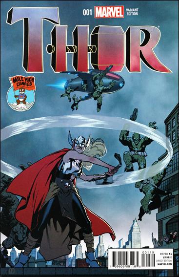 Thor (2014) issue 1-L Jorge Molina Mile High Comics Cover