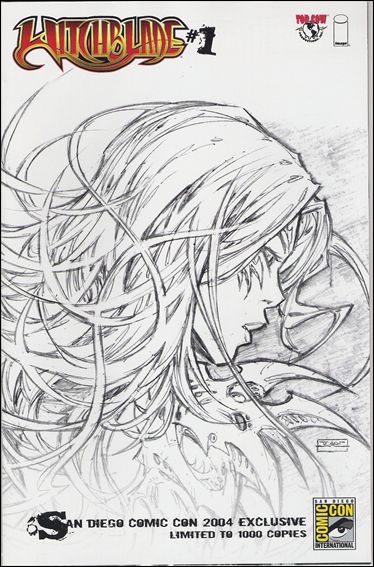 Witchblade (1995) issue 1-B San Diego Comic-Con Sketch Cover 1/1000