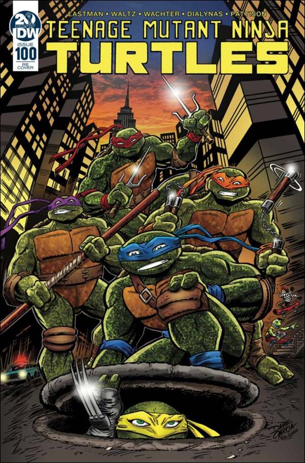 Teenage Mutant Ninja Turtles (2011) issue 100-J Dave Garcia Metahumans Comics Cover