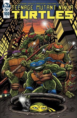 Teenage Mutant Ninja Turtles (2011) issue 100-J Dave Garcia Metahumans Comics Cover