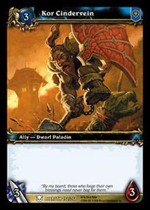 World of Warcraft: Heroes of Azeroth (Base Set) card 192 Kor Cindervein