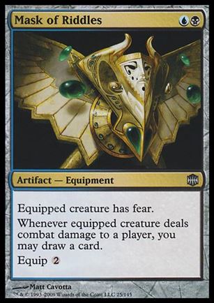 Magic The Gathering: Alara Reborn (Base Set) card 25 Mask of Riddles