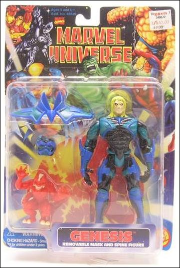 Marvel Universe (1996) figure 49 Genesis (with Removable Mask and Spike)