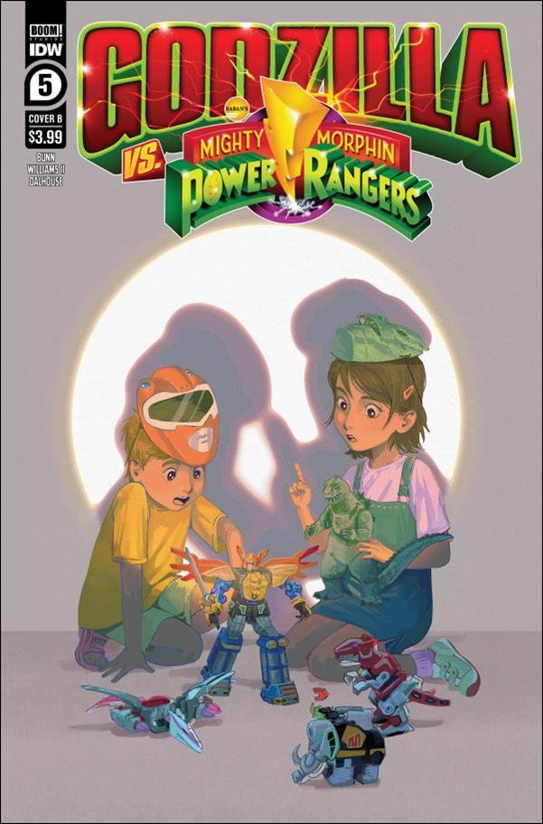 Godzilla vs the Mighty Morphin Power Rangers issue 5-B Fatima Wajid Cover