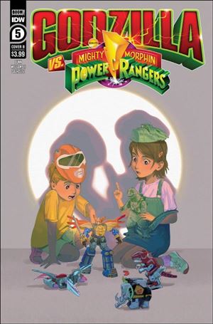 Godzilla vs the Mighty Morphin Power Rangers issue 5-B Fatima Wajid Cover