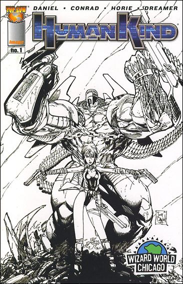 Humankind issue 1-D Tony Daniel Wizard World Chicago Sketch Cover