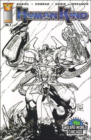 Humankind issue 1-D Tony Daniel Wizard World Chicago Sketch Cover