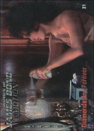 Women of James Bond in Motion (Base Set) card 21 Diamonds Are Forever - Tiffany Case