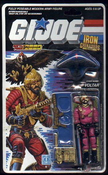 G.I. Joe: A Real American Hero 3 3/4" Basic Action Figures figure 101 Voltar (Destro's General)