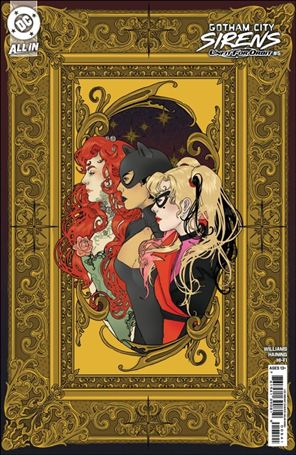 Gotham City Sirens: Unfit for Orbit issue 5-E Helen Mask 1:25 Cardstock Cover