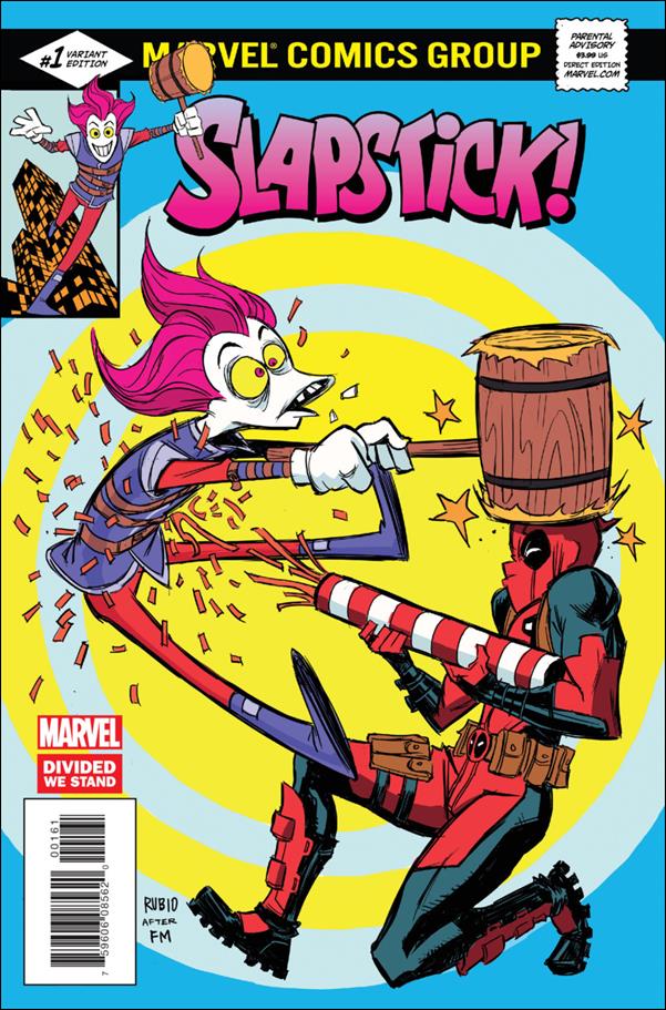 Slapstick (2017) issue 1-F Bobby Rubio Divided We Stand Cover