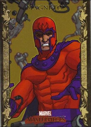 2007 Marvel Masterpieces (Parallel Gold Border Base Set) card 54 Magneto