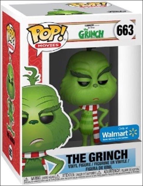 POP! Movies figure 663 The Grinch (Scarf) Walmart Exclusive