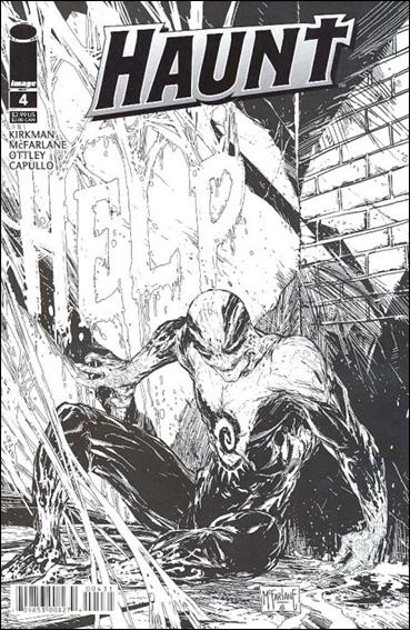 Haunt issue 4-C Todd McFarlane 1:50 Black and White Cover