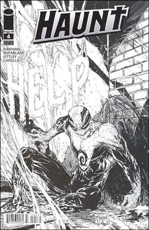 Haunt issue 4-C Todd McFarlane 1:50 Black and White Cover