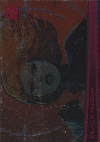 Marvel Dangerous Divas (Parallel Foil Base Set) card 13 Black Widow