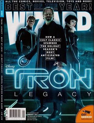 Wizard: The Magazine of Comics, Entertainment and Pop Culture issue 233 Tron Cover