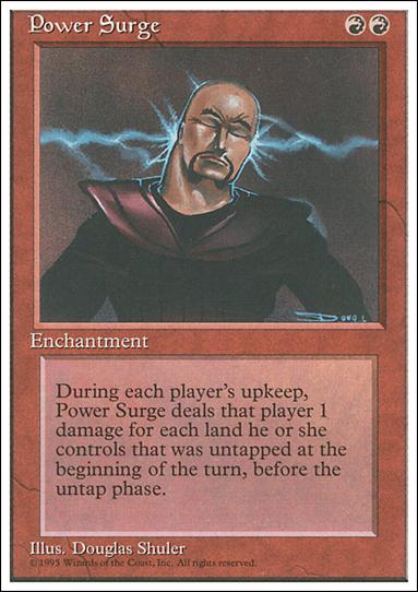 Magic the Gathering: 4th Edition (Base Set) card 216 Power Surge