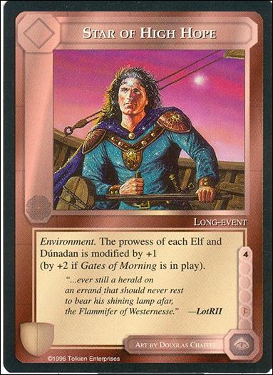 Middle-Earth: The Dragons (Base Set) card 143 Star of High Hope