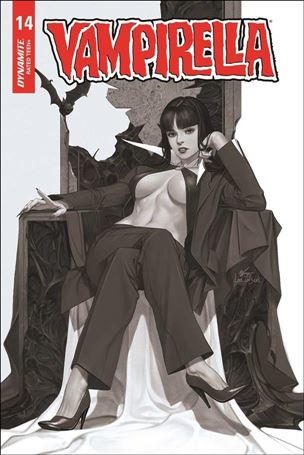 Vampirella (2019) issue 14-T In-Hyuk Lee 1:40 Black & White Cover