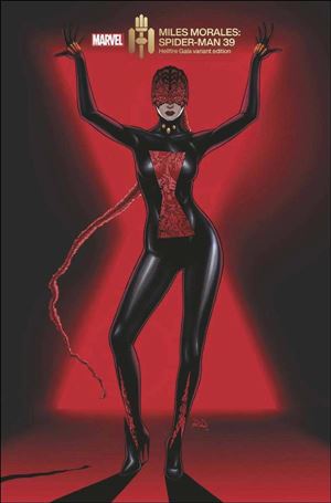 Miles Morales: Spider-Man (2018) issue 39-B Russell Dauterman Hellfire Gala Cover