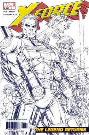 X-Force (2004) issue 1-B Wizard World Chicago Sketch Cover