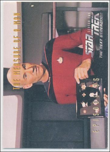 Star Trek: The Next Generation - The Episode Collection Season Two (Base Set) card 162 The Measure of a Man, Episode 35C