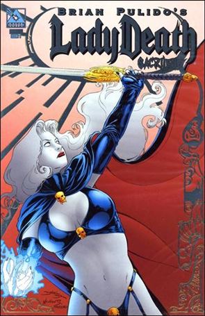 Brian Pulido's Lady Death: Sacrilege issue 1-J Platinum Foil Cover
