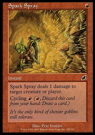 Magic the Gathering: Scourge (Base Set) card 105 Spark Spray