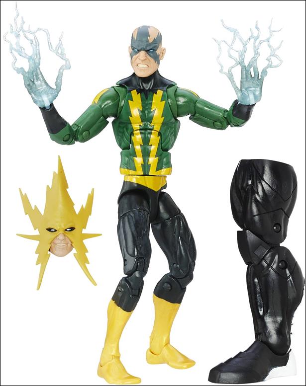 Marvel Legends Series: Spider-Man (Venom Series)  figure 1-B Evil Adversaries (Electro) Loose