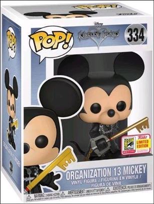 POP! Disney figure 334-C Organization 13 Mickey (Unhooded) SDCC 2018