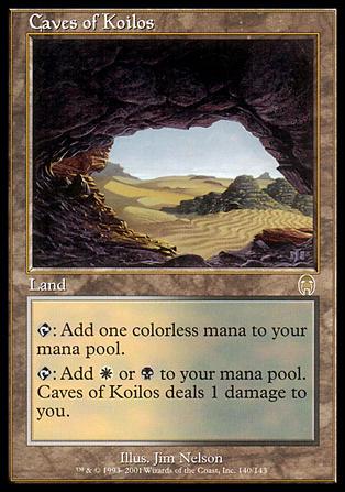 Magic the Gathering: Apocalypse (Base Set) card 140 Caves of Koilos