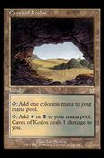 Magic the Gathering: Apocalypse (Base Set) card 140 Caves of Koilos