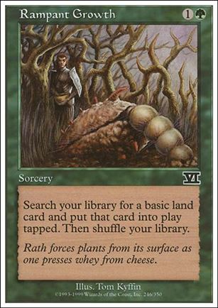 Magic the Gathering: 6th Edition (Base Set) card 246 Rampant Growth