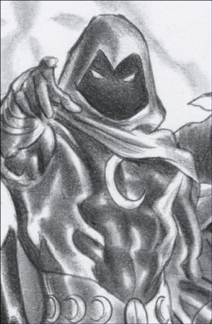 Moon Knight: Fist of Khonshu issue 8-D Alex Ross Timeless B&W Virgin 1:100 Cover