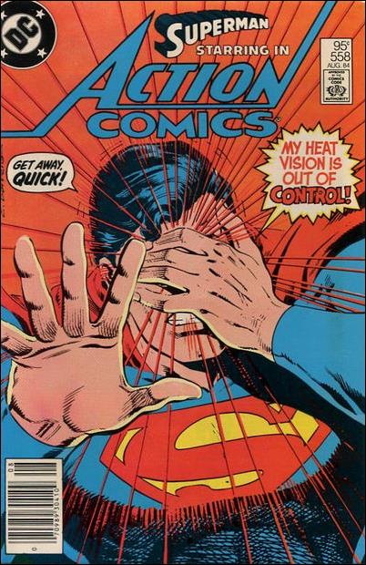 Action Comics (1938) issue 558-C Canadian Price Cover