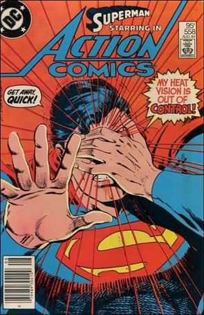 Action Comics (1938) issue 558-C Canadian Price Cover
