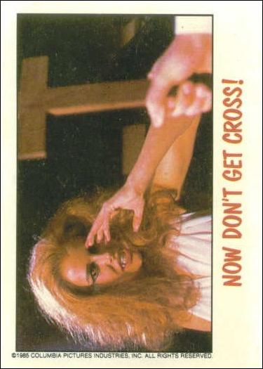 Fright Flicks (Base Set) card 21 "Now don't get cross!"
