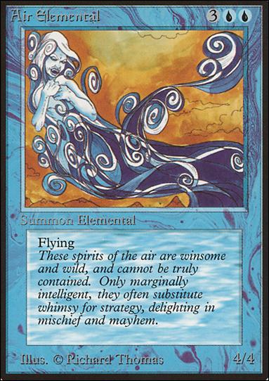 Magic the Gathering: Limited Edition Beta (Base Set) card 47 Air Elemental