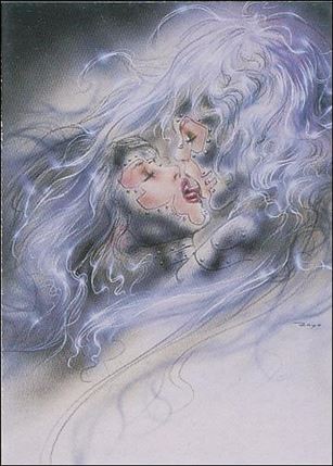 Royo: Secret Desires (Base Set) card 18 Study for Comunión