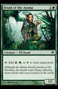 Magic the Gathering: Shards of Alara (Base Set) card 128 Druid of the Anima