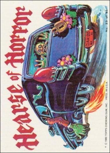 Weird Wheels (Base Set) card 23 Hearse of Horror