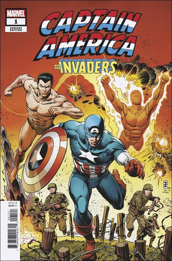 Captain America & The Invaders: Bahamas Triangle issue 1-C Patrick Zircher 1:25 Cover